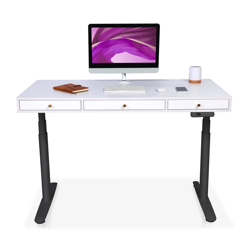 Bureau assis debout avec rangement - SPACE DYNAMIC