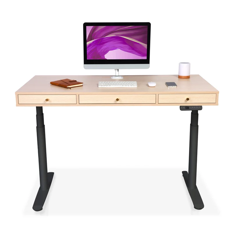 Bureau assis debout avec rangement - SPACE DYNAMIC