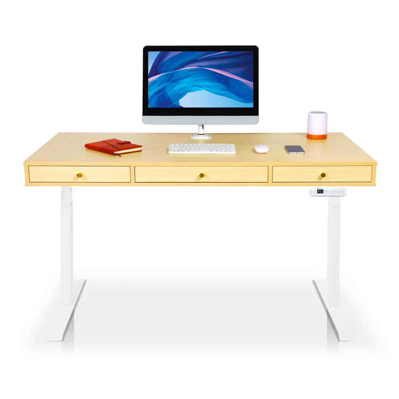 Bureau assis debout avec rangement - SPACE DYNAMIC