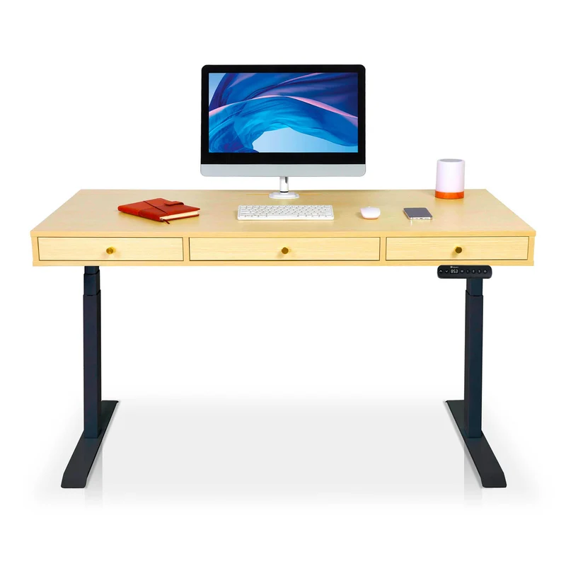 Bureau assis debout avec rangement - SPACE DYNAMIC