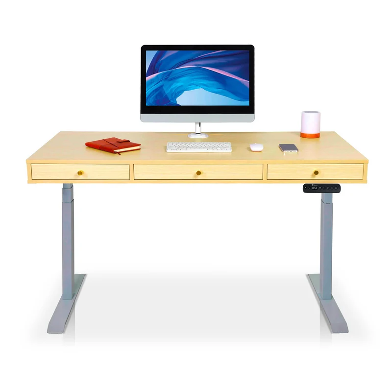 Bureau assis debout avec rangement - SPACE DYNAMIC
