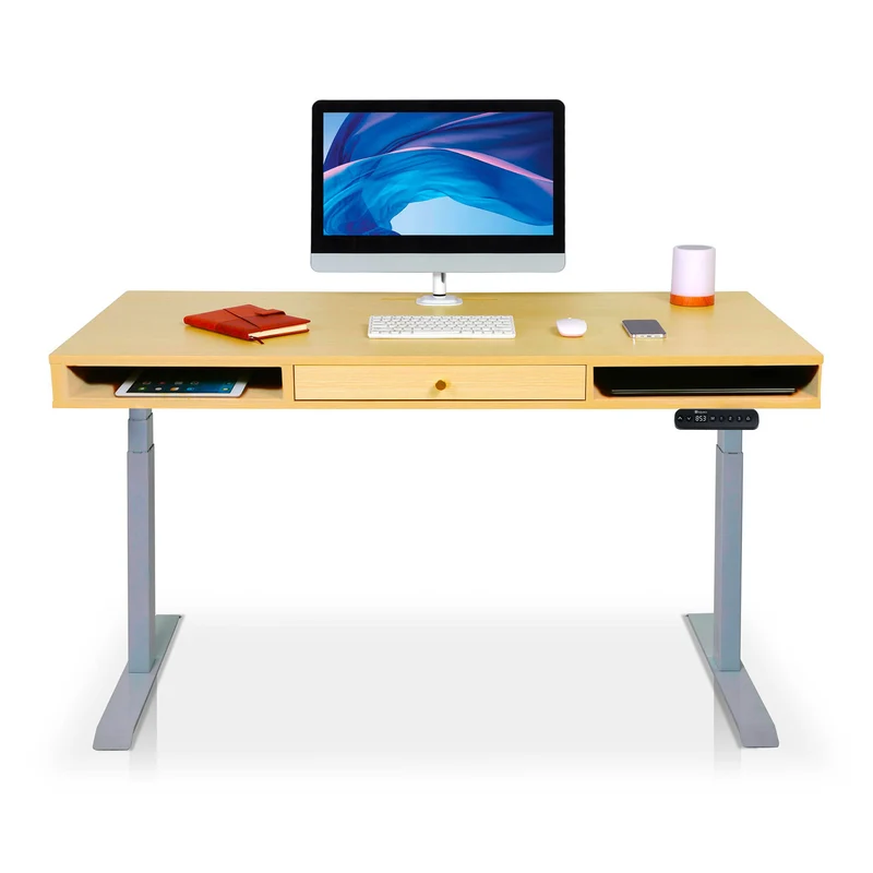 Bureau assis debout avec rangement - SPACE DYNAMIC
