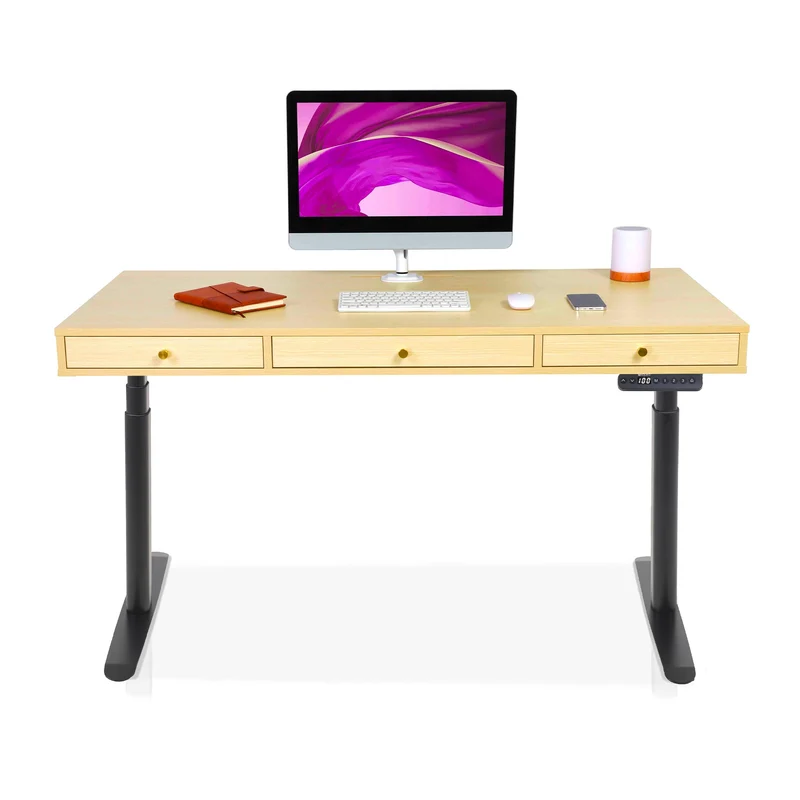 Bureau assis debout avec rangement - SPACE DYNAMIC