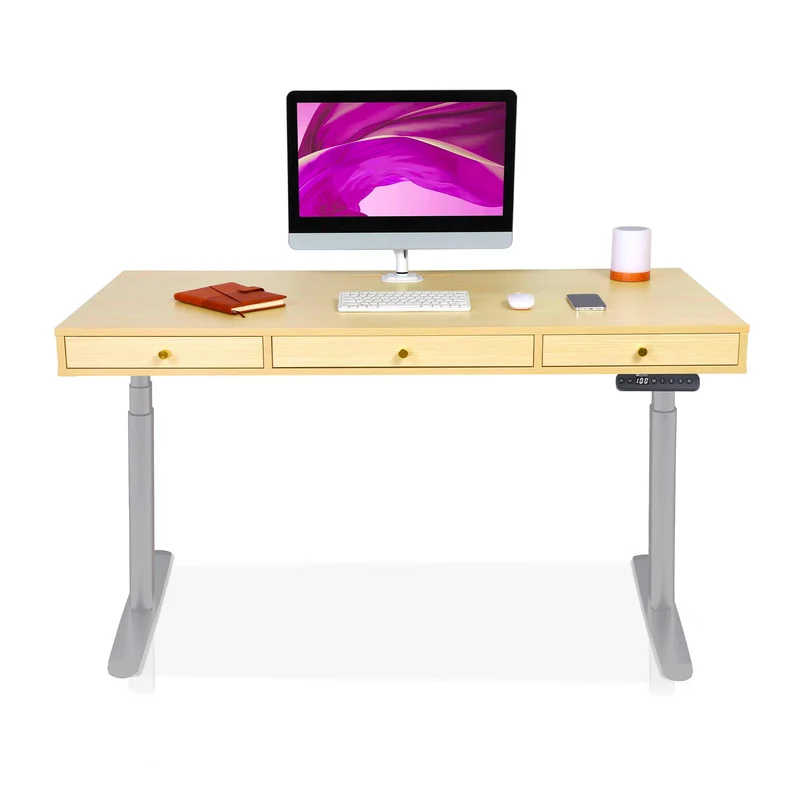 Bureau assis debout avec rangement - SPACE DYNAMIC