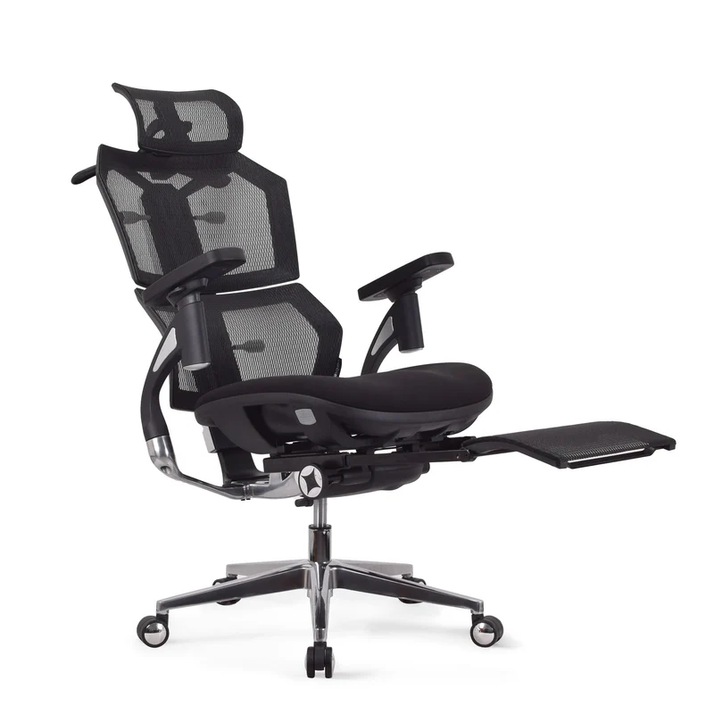 Chaise ergonomique de bureau - VERTEX PREMIUM en mousse et maille