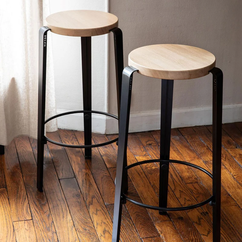 Tabouret de bar - bois éco-certifié - 76cm