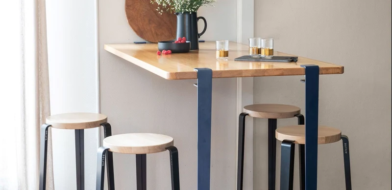 Tabouret de bar - bois éco-certifié - 76cm