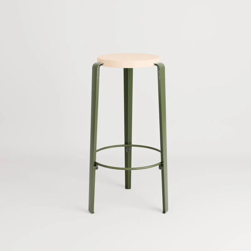 Tabouret de bar - bois éco-certifié - 76cm