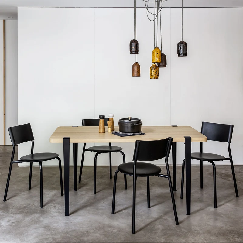 Lot de 4 pieds de table - 75cm