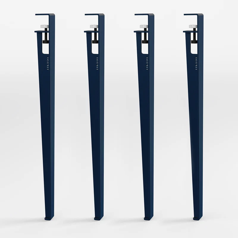 Lot de 4 pieds de table - 75cm