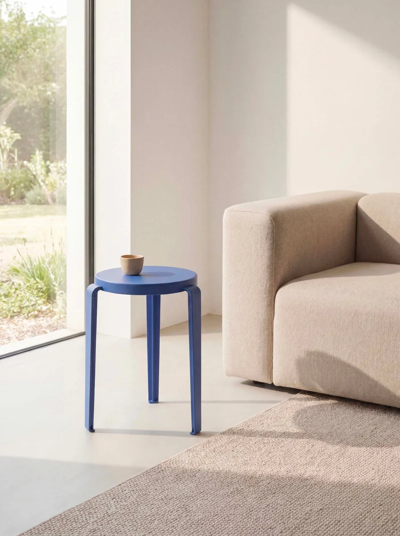 Tabouret LOU édition CHROMA- bois éco-certifié