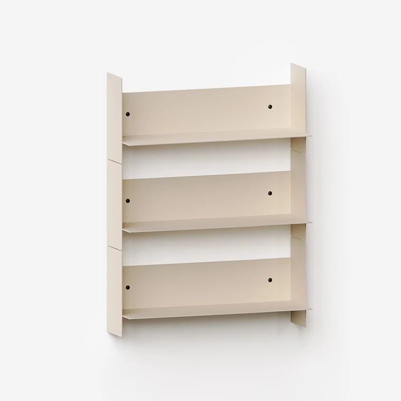Lot de 3 étagères murales PLI en acier - 20 à 60cm