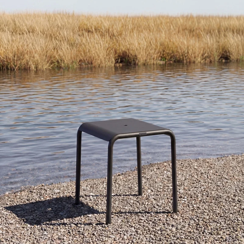 Tabouret de jardin PANORAMA - acier thermolaqué