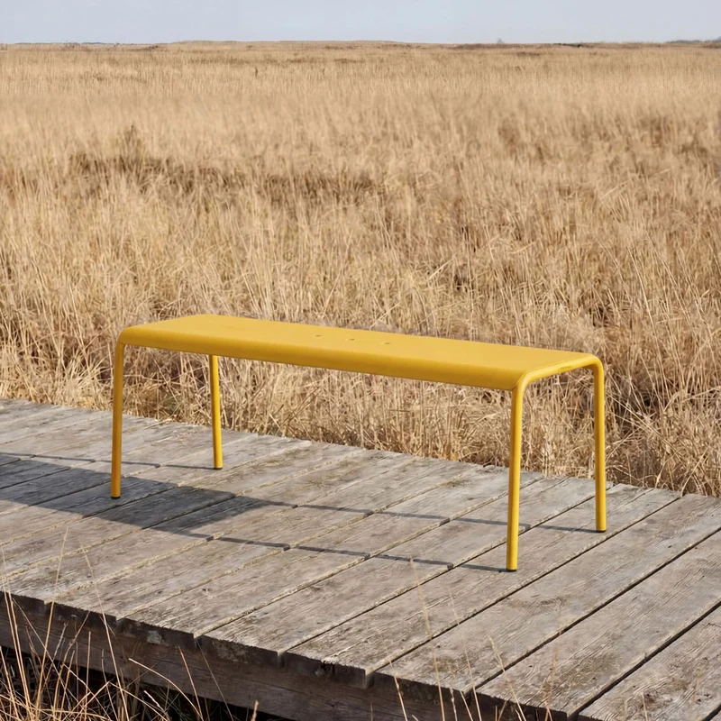 Banc de jardin PANORAMA - acier thermolaqué