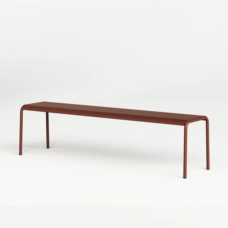 Banc de jardin PANORAMA - acier thermolaqué