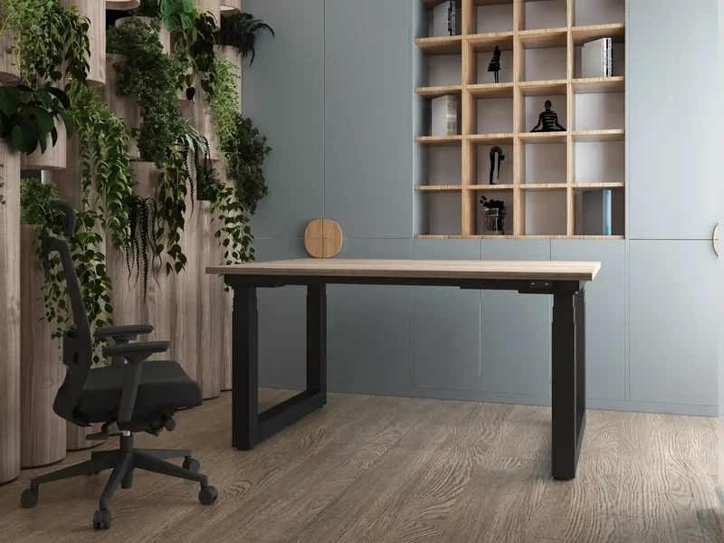 Piètement assis debout motorisé TeamDesk : dynamisez les réunions