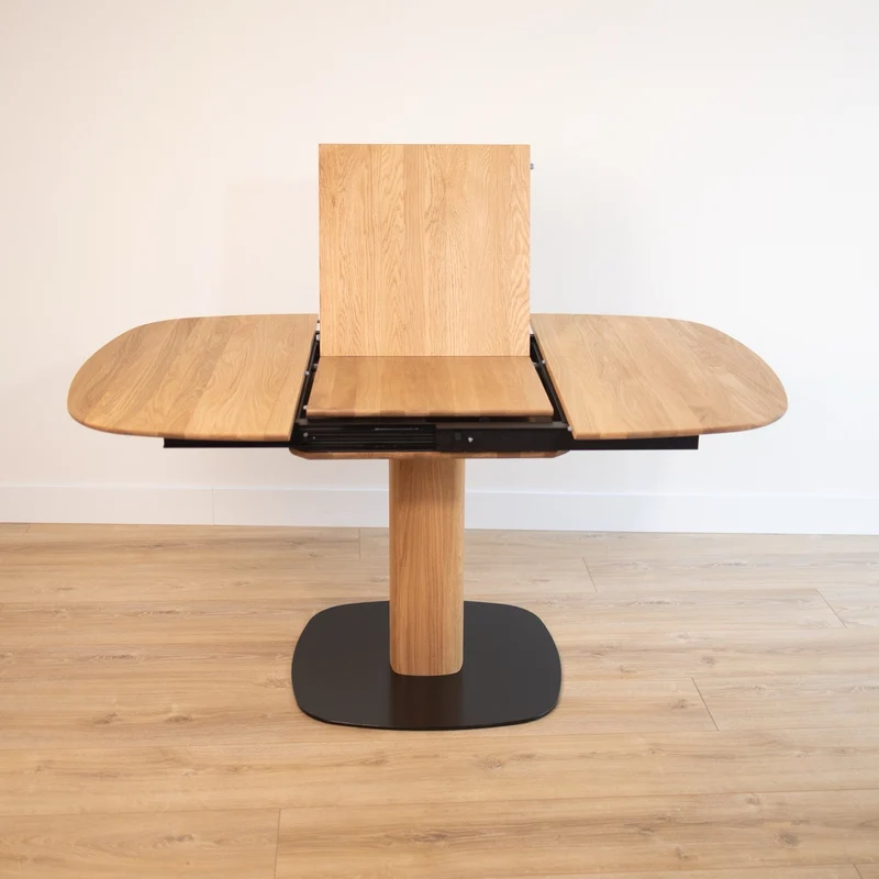 Table à manger extensible en chêne massif LUNA | VESKOR