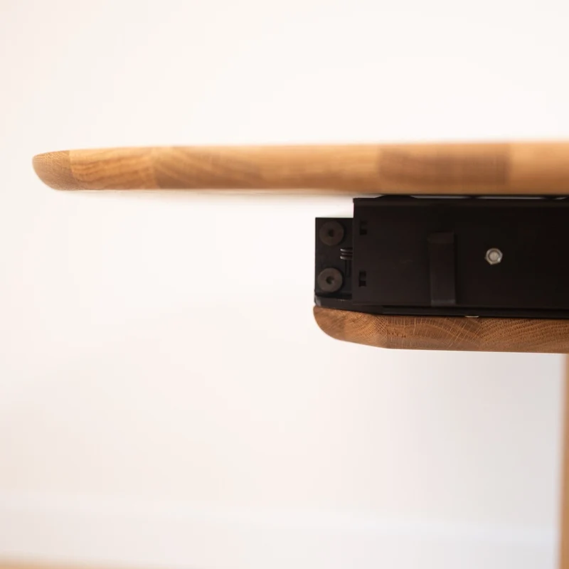 Table à manger extensible en chêne massif LUNA | VESKOR