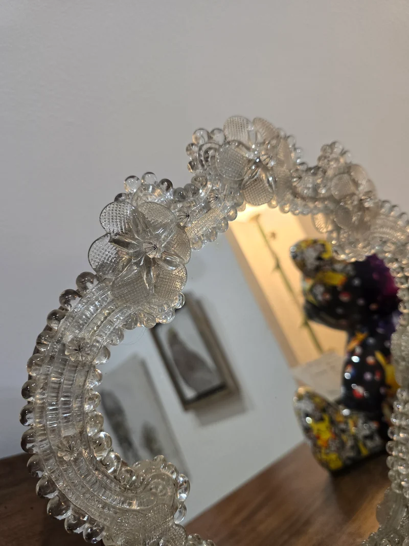 Miroir Vénitien en Verre – 35 x 30 cm