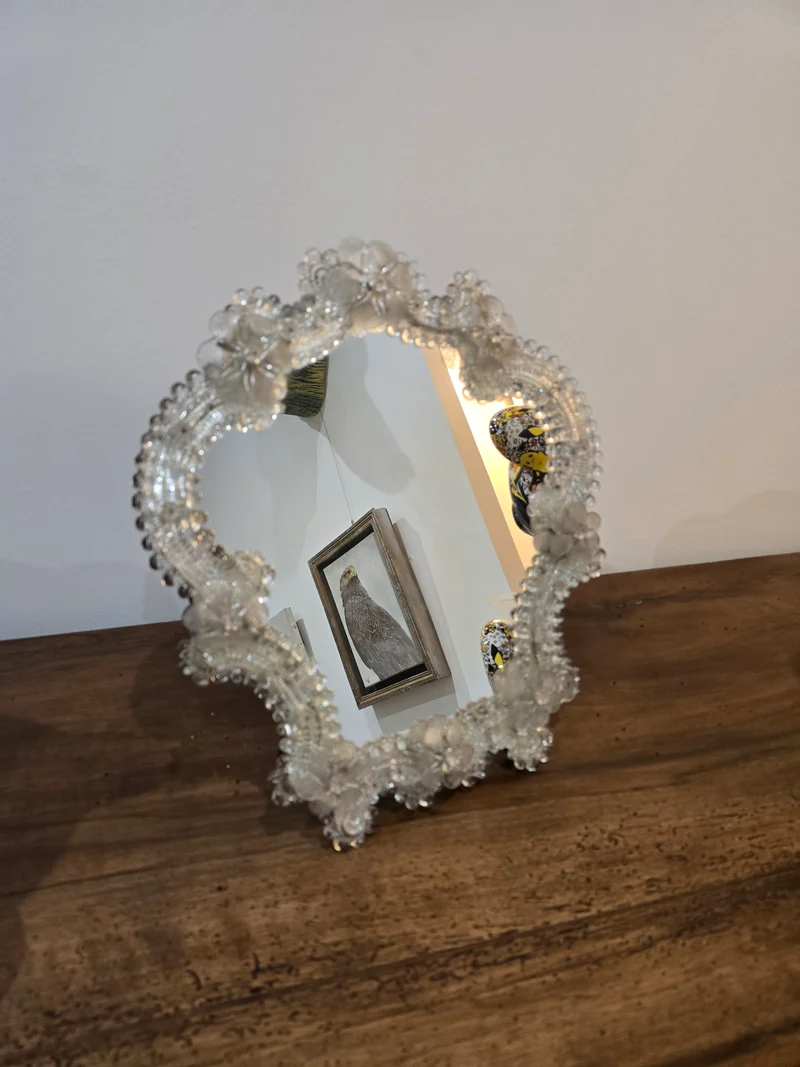 Miroir Vénitien en Verre – 35 x 30 cm