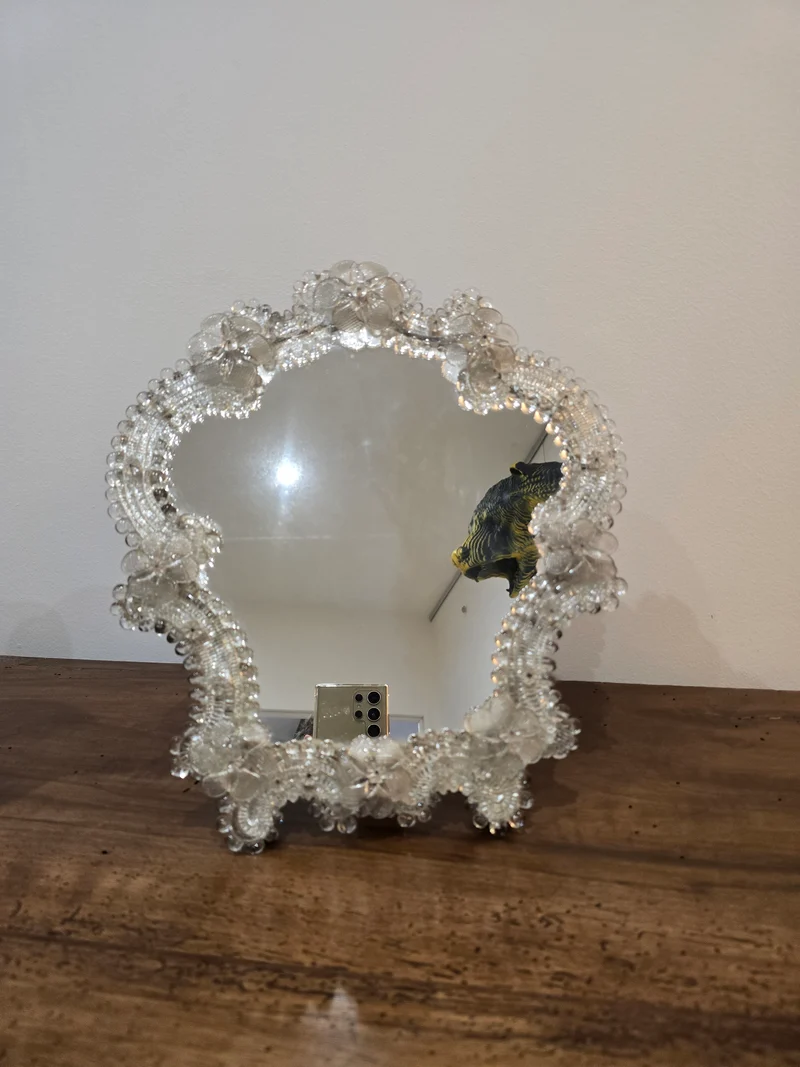 Miroir Vénitien en Verre – 35 x 30 cm