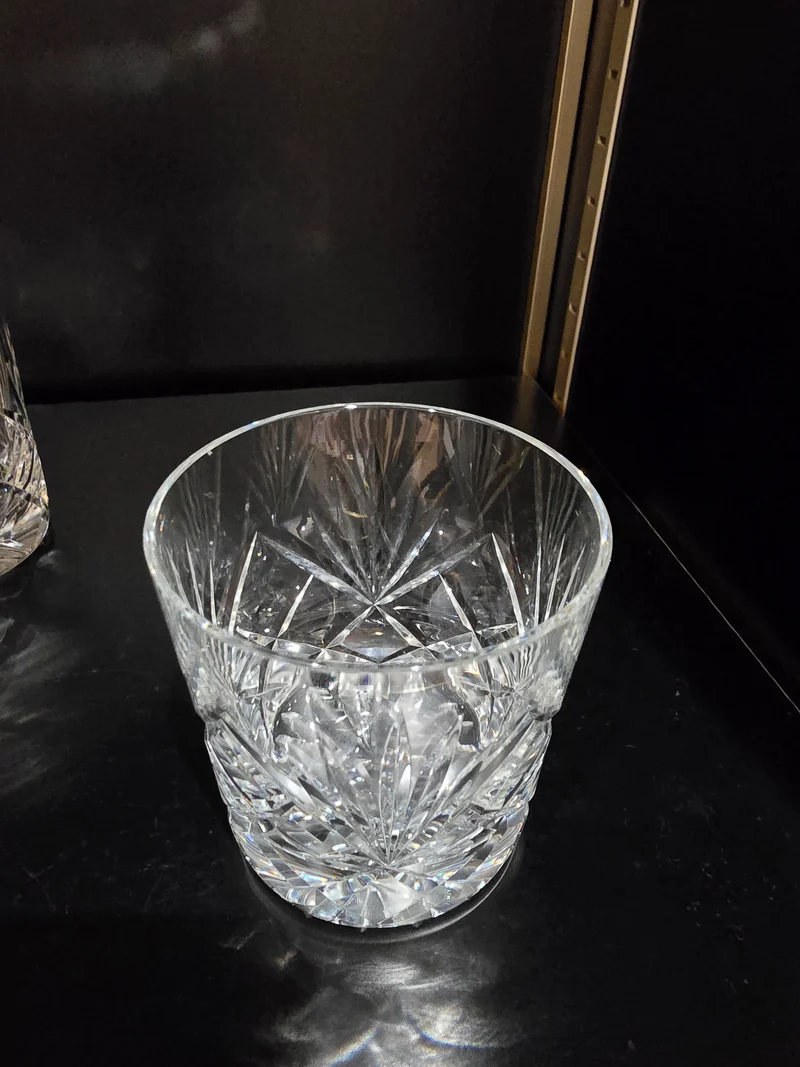 Service à whisky – carafe et 4 verres en cristal