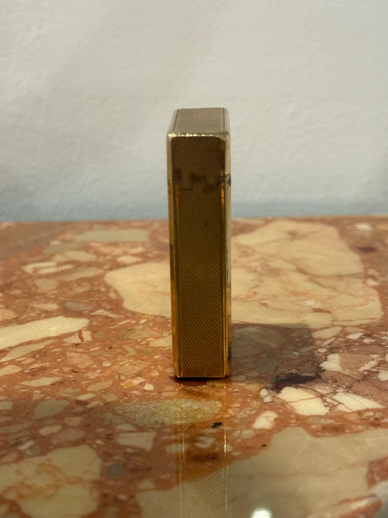 Briquet vintage S.T. Dupont Paris plaqué or 20 microns – Réf. 014AAE