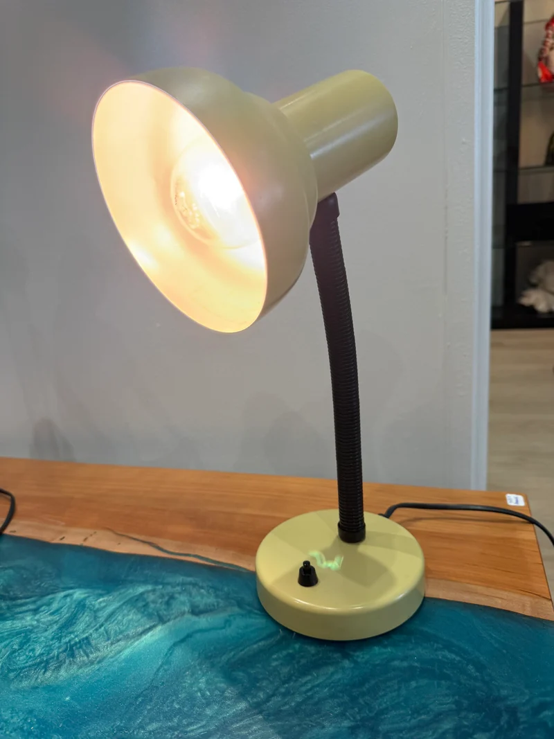Lampe de bureau vintage articulée – Design années 70 – Style industriel