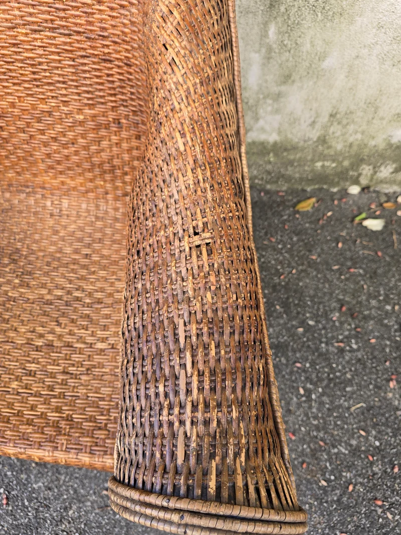 Fauteuil Arts & Crafts en osier et rotin attribué à Dryad & Co, Royaume-Uni, vers 1920