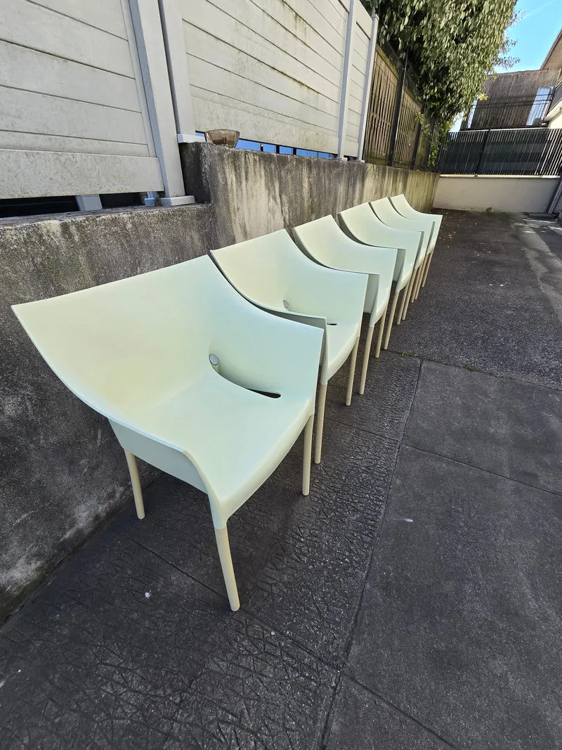 6 fauteuils DR. NO by Philippe Starck pour Kartell – design italien empilable