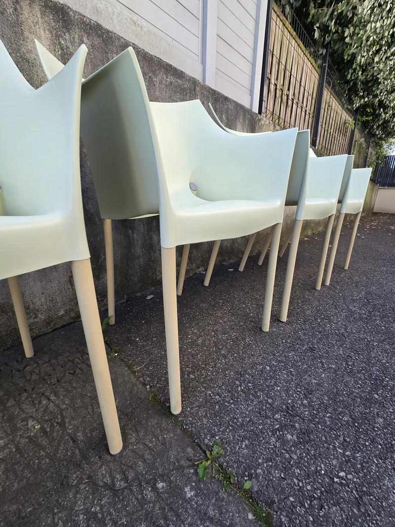 6 fauteuils DR. NO by Philippe Starck pour Kartell – design italien empilable