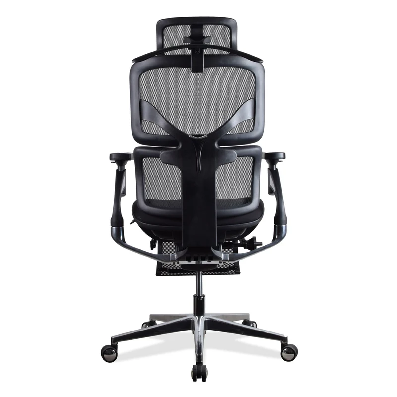 Chaise ergonomique à accoudoirs rotatifs - TERRANA PREMIUM en mousse et maille