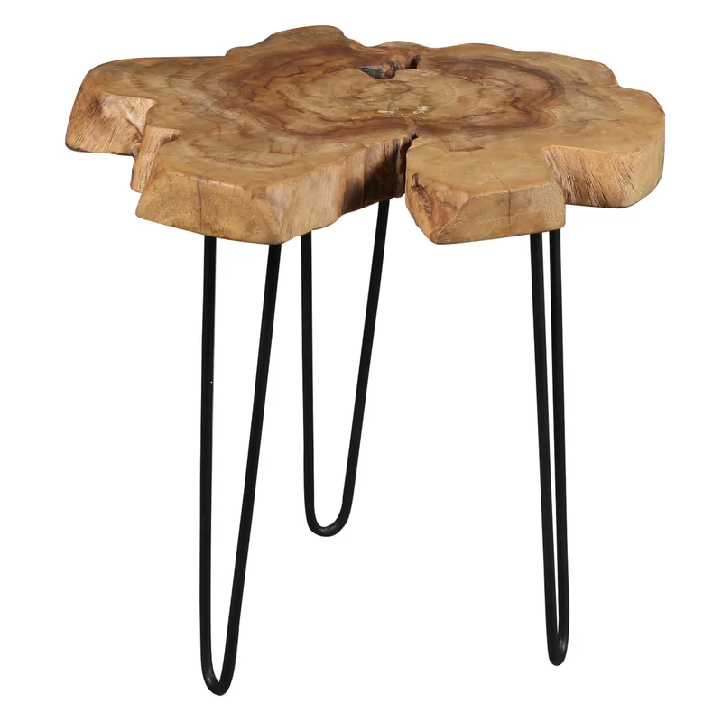 Table d'appoint ronde – support pour plantes