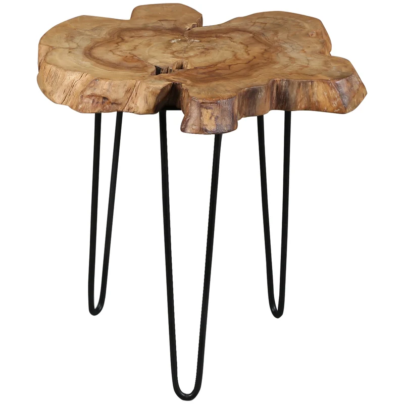 Table d'appoint ronde – support pour plantes