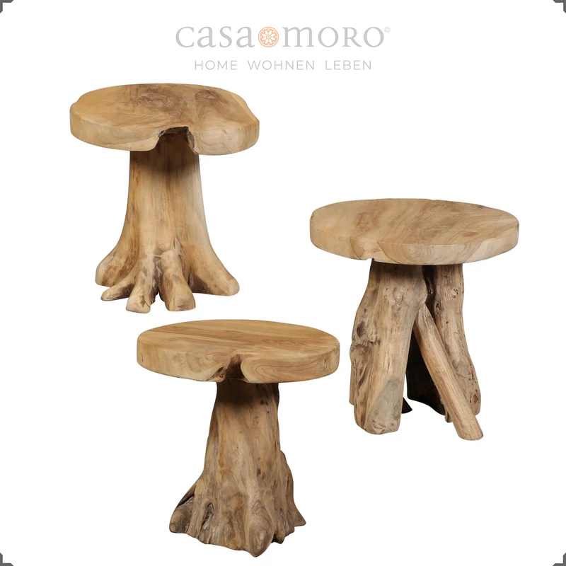 Table d'appoint en bois - Support pour plantes