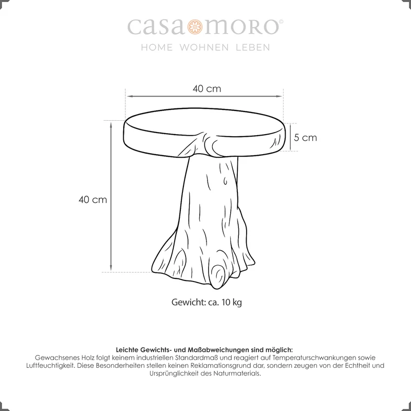 Table d'appoint en bois - Support pour plantes