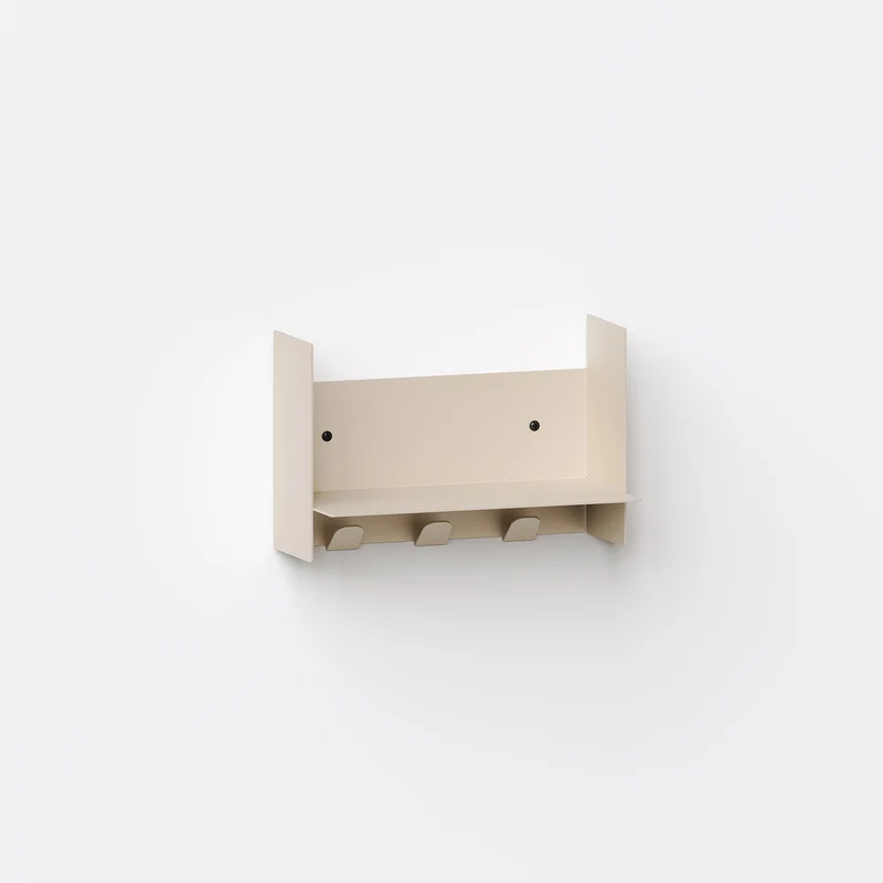 Etagère porte-manteau PLI en acier - 20 à 60cm