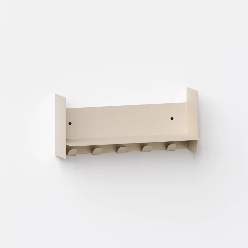 Etagère porte-manteau PLI en acier - 20 à 60cm