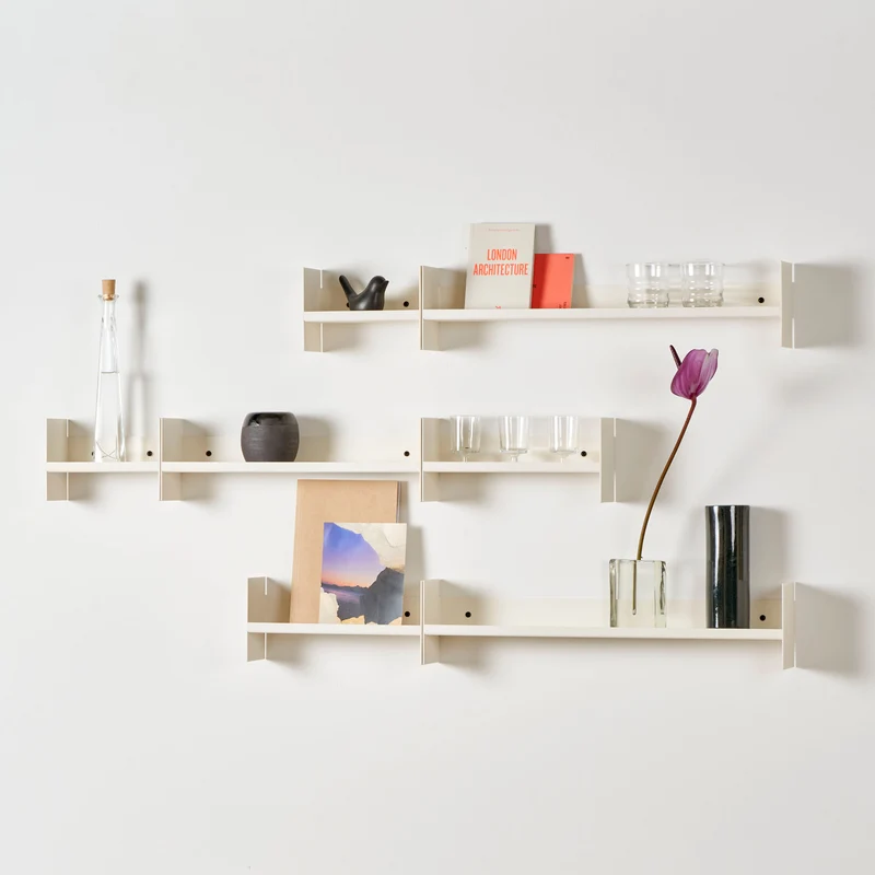 Etagère murale PLI Slim en acier - 20 à 60cm
