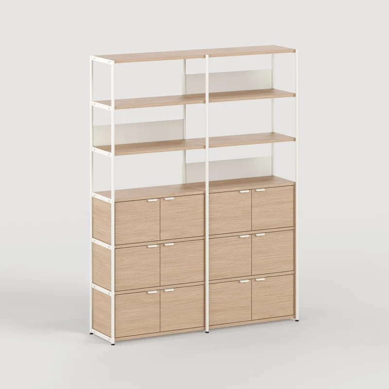 Etagère UNIT - H180 à 215 x L164cm - bois éco-certifié