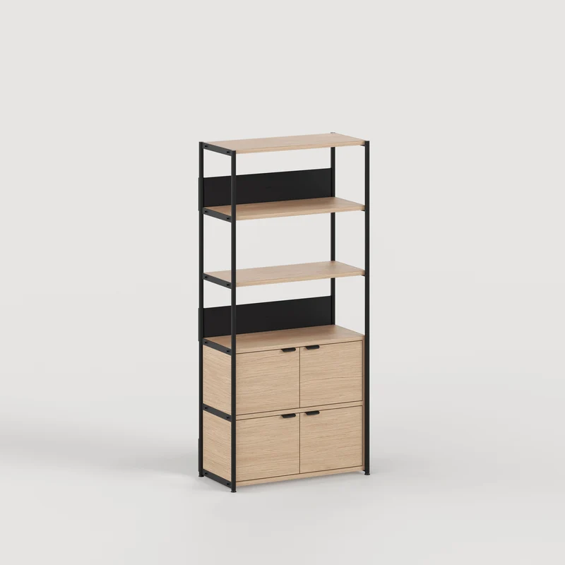 Etagère UNIT - H180 à 215 x L84cm - bois éco-certifié