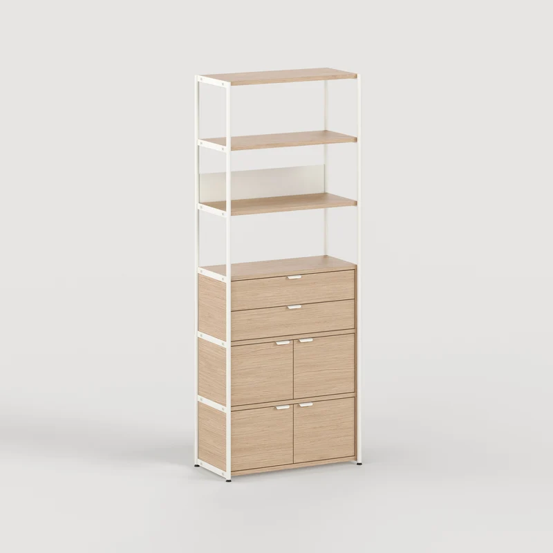 Etagère UNIT - H180 à 215 x L84cm - bois éco-certifié