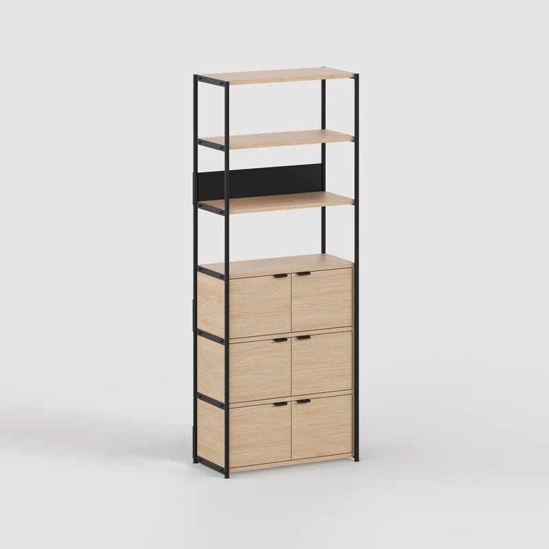 Etagère UNIT - H180 à 215 x L84cm - bois éco-certifié