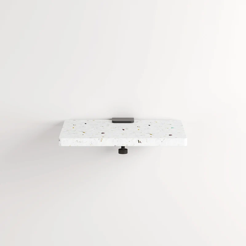 Table de chevet murale BRACKET - plastique recyclé Venezia