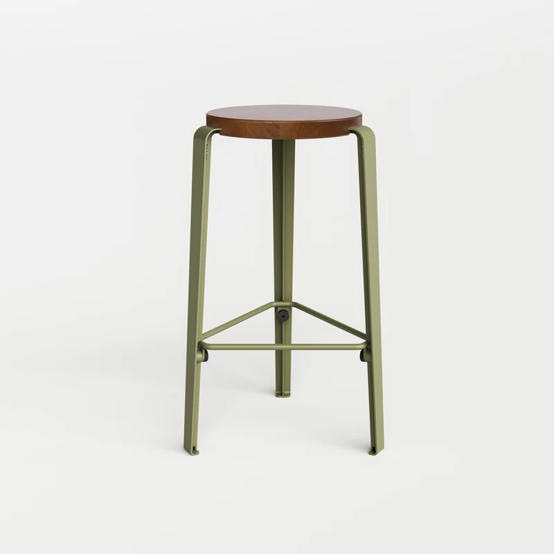Tabouret de bar LOU - chêne massif