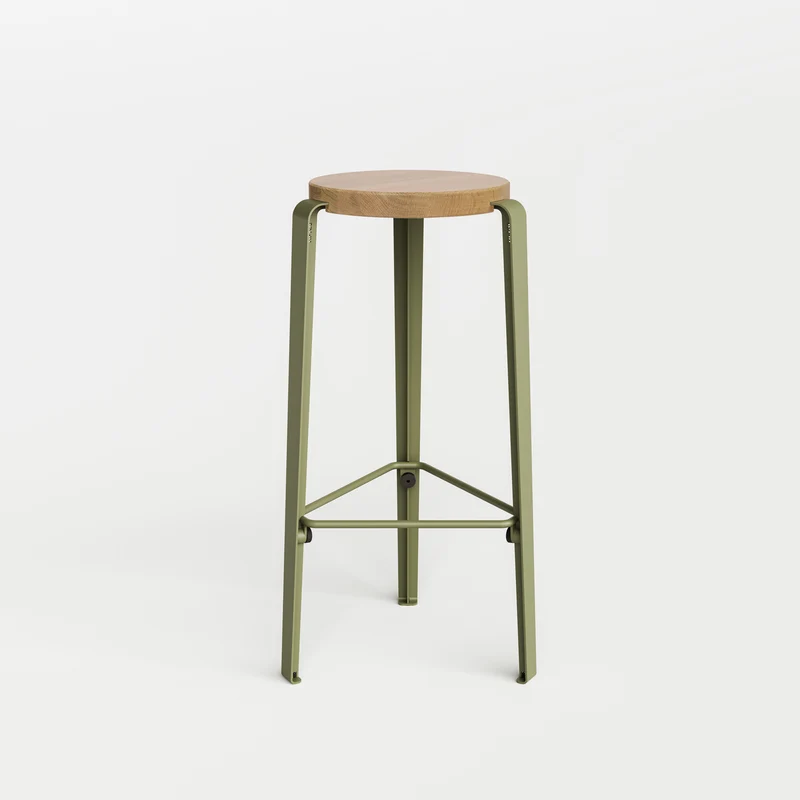 Tabouret de bar LOU - chêne massif