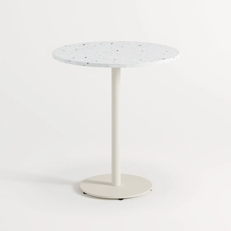 Table bistrot MOKA - plastique recyclé Venezia