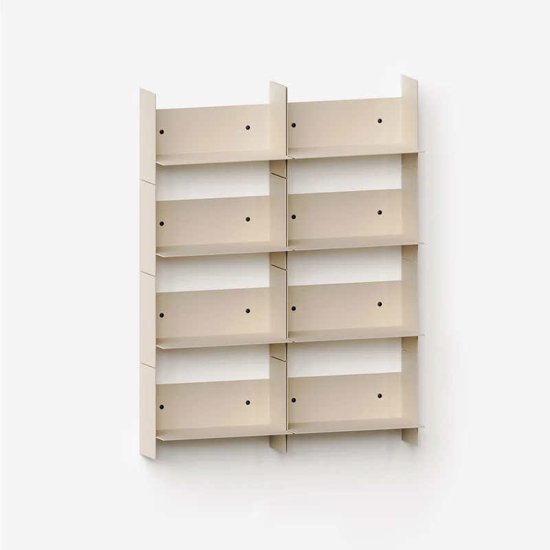 Bibliothèque murale PLI en acier - 30 à 60cm