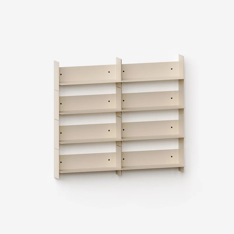 Bibliothèque murale PLI en acier - 30 à 60cm