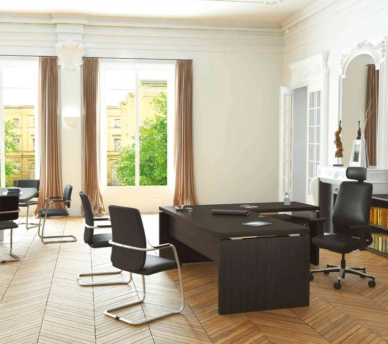 Chaise de direction ergonomique en cuir TheBoss